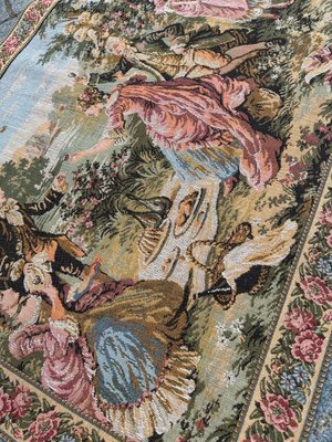 Vintage French Jacquard Tapestry Aubusson from Bobyrugs, 1980s-YMM-1775008