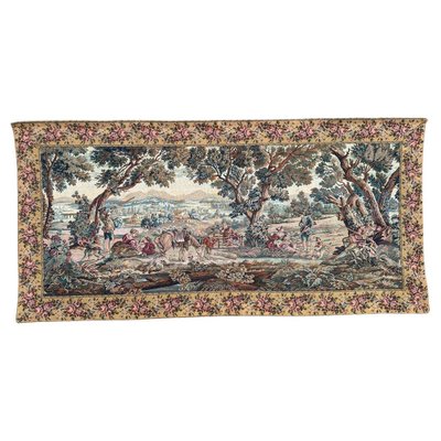 Vintage French Jacquard Tapestry in Aubusson Style, 1980s-YMM-1788167