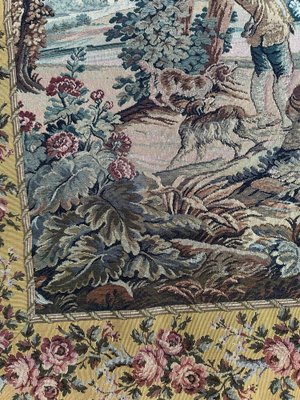 Vintage French Jacquard Tapestry in Aubusson Style, 1980s-YMM-1788167