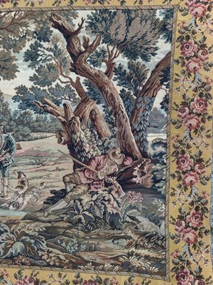 Vintage French Jacquard Tapestry in Aubusson Style, 1980s-YMM-1788167