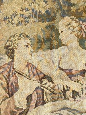 Vintage French Jaquar Tapestry-YMM-1122960