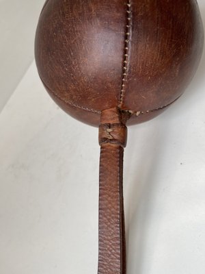 Vintage French Leather Boxing Ball, 1930s-LCR-1729646