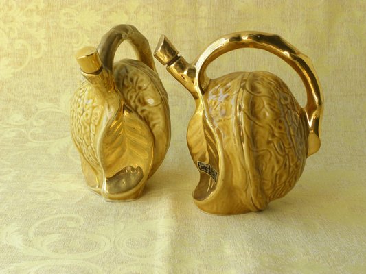 Vintage French Liqueur Bottles from St Amand, 1970s, Set of 2-BDK-1048471