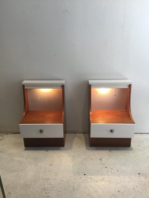 Vintage French Nightstands, 1960s, Set of 2-SU-669795