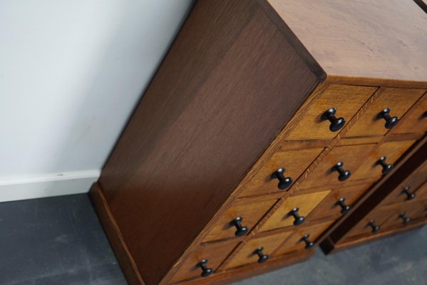 Vintage French Oak Apothecary Cabinet, 1930s-XO-965184