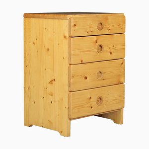 Vintage French Pine Chest of Drawers by Charlotte Perriand, 1960s-TRW-1801529