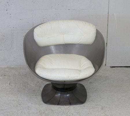 Vintage French Plastic Lounge Chair by Raphael Raffel, 1970s-MAO-1245144