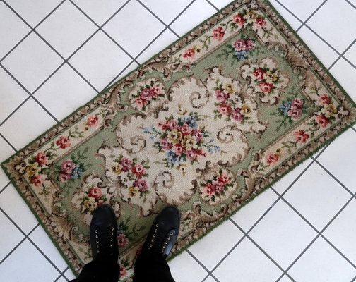 Vintage French Savonnerie Rug, 1960s-JZV-1340855