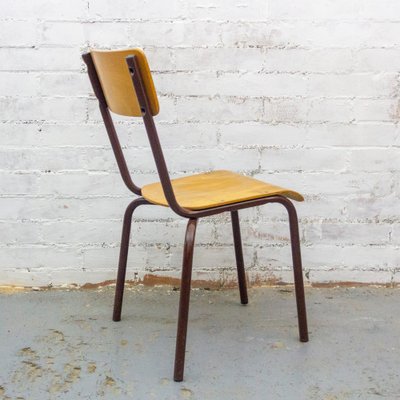 Vintage French School Chair, 1970s-CQZ-973262