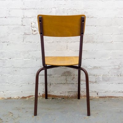 Vintage French School Chair, 1970s-CQZ-973262