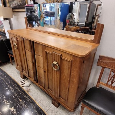 Vintage French Sideboard in Oak by Charles Dudouyt, 1940-NUC-2026826