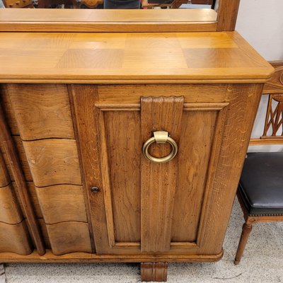 Vintage French Sideboard in Oak by Charles Dudouyt, 1940-NUC-2026826