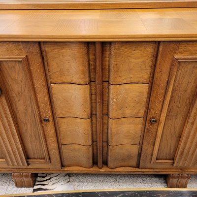 Vintage French Sideboard in Oak by Charles Dudouyt, 1940-NUC-2026826