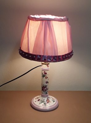 Vintage French Table Lamp with Ceramic Base, 1970s-HOI-1420750