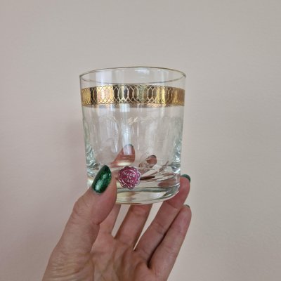 Vintage French Whiskey Glasses from Empoli, 1960s, Set of 6-ZPB-1817799