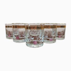 Vintage French Whiskey Glasses from Empoli, 1960s, Set of 6-ZPB-1817799