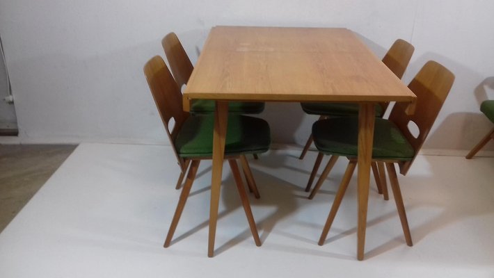 Vintage Furniture by Tatra Redule, 1960s, Set of 8-TZ-1231985