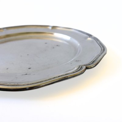 Vintage Gab Large Silver Plated Round Tray, 1943-JKV-1783077