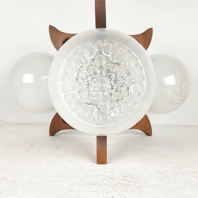 Vintage Geometric Chandelier Pendant Lamp, 1970s-WQC-843178