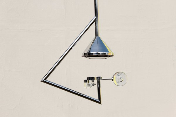 Vintage Geometric Pendant Lamp, 1980s-DUM-1716492