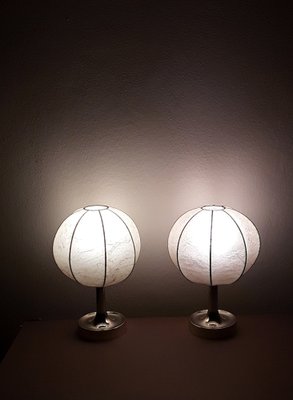 Vintage German Bedside Lamps from Elche, 1970s, Set of 2-HOI-1451535