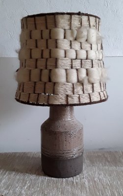 Vintage German Brown Table Lamp, 1970s-HOI-1286918