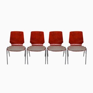 Vintage German Chairs, 1970s, Set of 4-XTZ-1805996