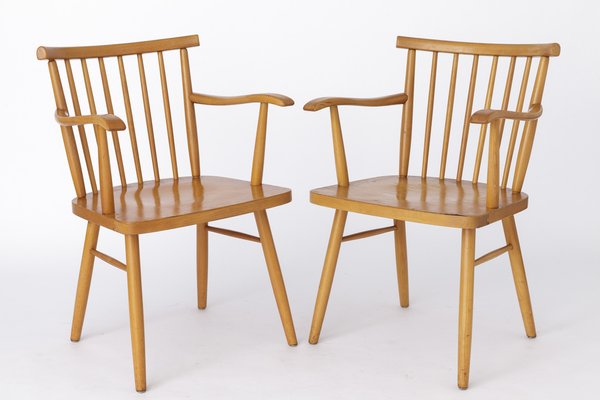 Vintage German Chairs from Lübke, 1950s, Set of 2-DOM-1815433