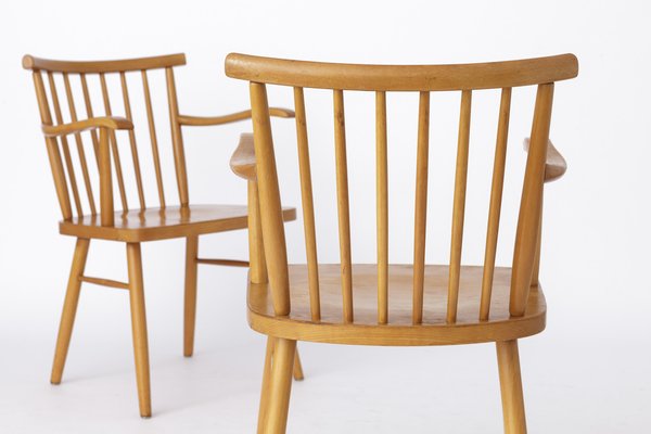 Vintage German Chairs from Lübke, 1950s, Set of 2-DOM-1815433