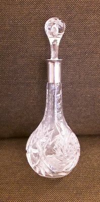 Vintage German Crystal Glass Carafe, 1960s-HOI-1749906