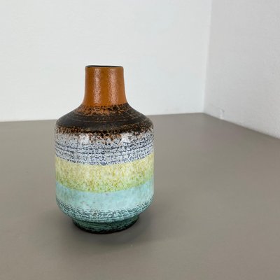 Vintage German Fat Lava Ceramic Vase from Veb Haldensleben, 1970s-QZ-1814030