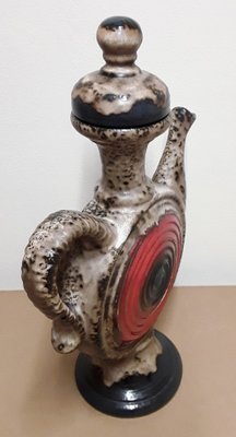 Vintage German Fat Lava Style Ceramic Vase from Dümler & Breiden, 1970s-HOI-1445059