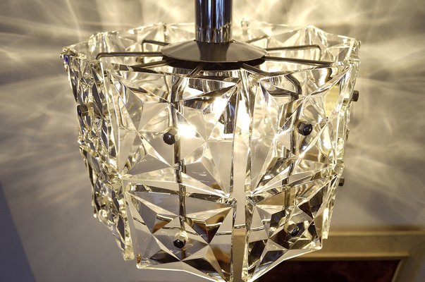 Vintage German Geometric Pendant Lamp from Kinkeldey, 1960s-OV-1814658