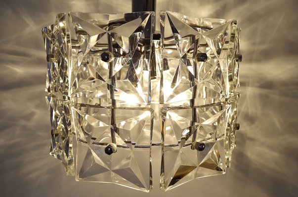 Vintage German Geometric Pendant Lamp from Kinkeldey, 1960s-OV-1814658