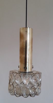 Vintage German Glass Ceiling Lamp from Limburg, 1970s-HOI-1334754