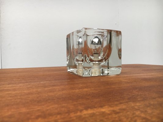 Vintage German Glass TA 14 Cube Table Lamp from Peill & Putzler, 1970s-UAH-1314778