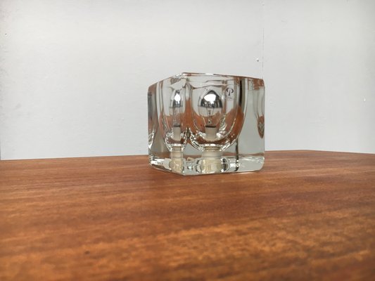 Vintage German Glass TA 14 Cube Table Lamp from Peill & Putzler, 1970s-UAH-1314778