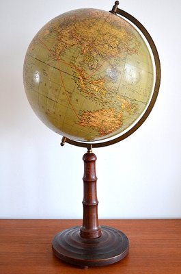 Vintage German Globe from Paul Räth & Dr. A. Krause, 1920s-OV-787134