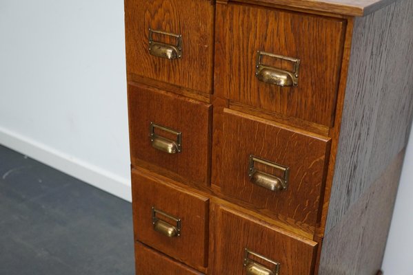 Vintage German Oak Apothecary Cabinet, 1940s-XO-965182