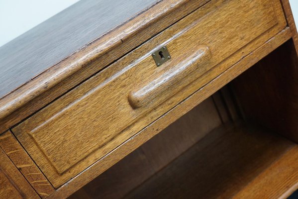 Vintage German Oak Shop Counter / Sideboard, 1930s-XO-1050817