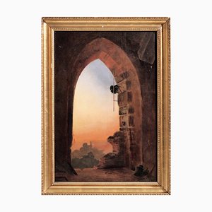 Vintage German Painting-SA-1094048