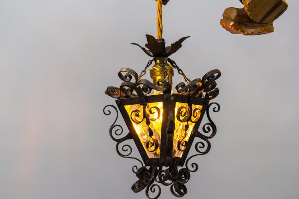 Vintage German Pendant Light, 1950s-KEG-1732611