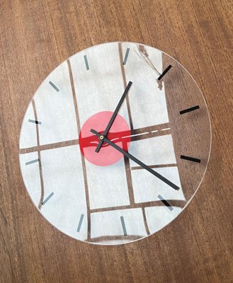 Vintage German Postmodern Wall Clock from Kienzle, 1980s-UAH-1763507