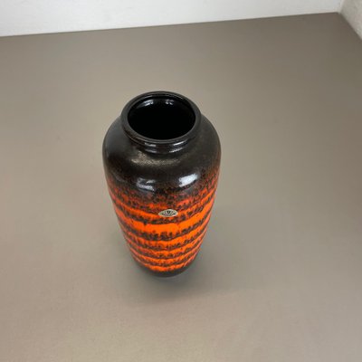 Vintage German Pottery Fat Lava Vase by Ü-Keramik WGP, 1970s-QZ-1088626