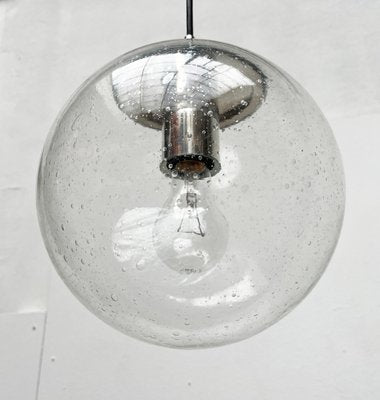 Vintage German Space Age Ah 105 Glass Ball Pendant Lamp from Peill & Putzler, 1970s-UAH-2026923