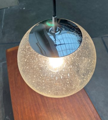 Vintage German Space Age Ah 105 Glass Ball Pendant Lamp from Peill & Putzler, 1970s-UAH-2026923