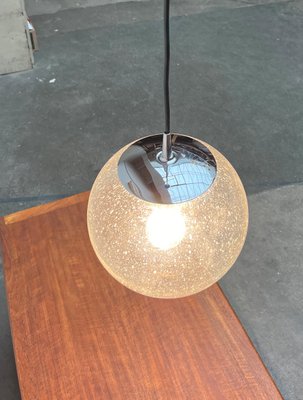 Vintage German Space Age Ah 105 Glass Ball Pendant Lamp from Peill & Putzler, 1970s-UAH-2026923