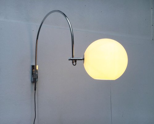 Vintage German Space Age Arc Sconce from Wila-UAH-856025