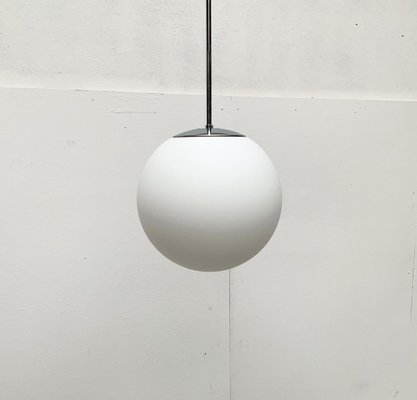 Vintage German Space Age Glass Ball Pendant Lamp from Limburg-UAH-915169