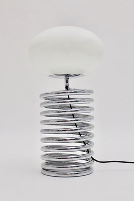 Vintage German Spiral Table Lamp by Ingo Maurer, 1960s-NB-582374